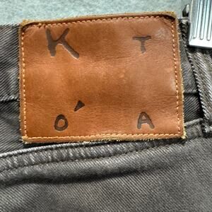 Hiroshi Kato The Pen Slim Brown Raw Selvedge Jeans Men W30 L30 Made USA